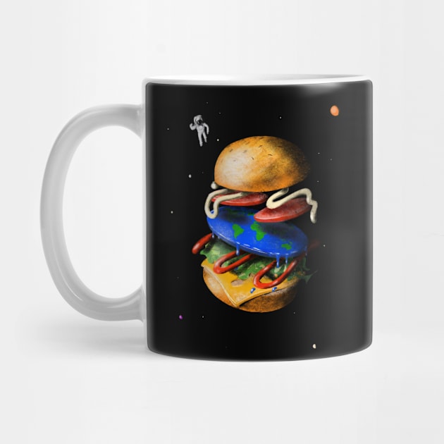 Flat Earth Burger by ditoons